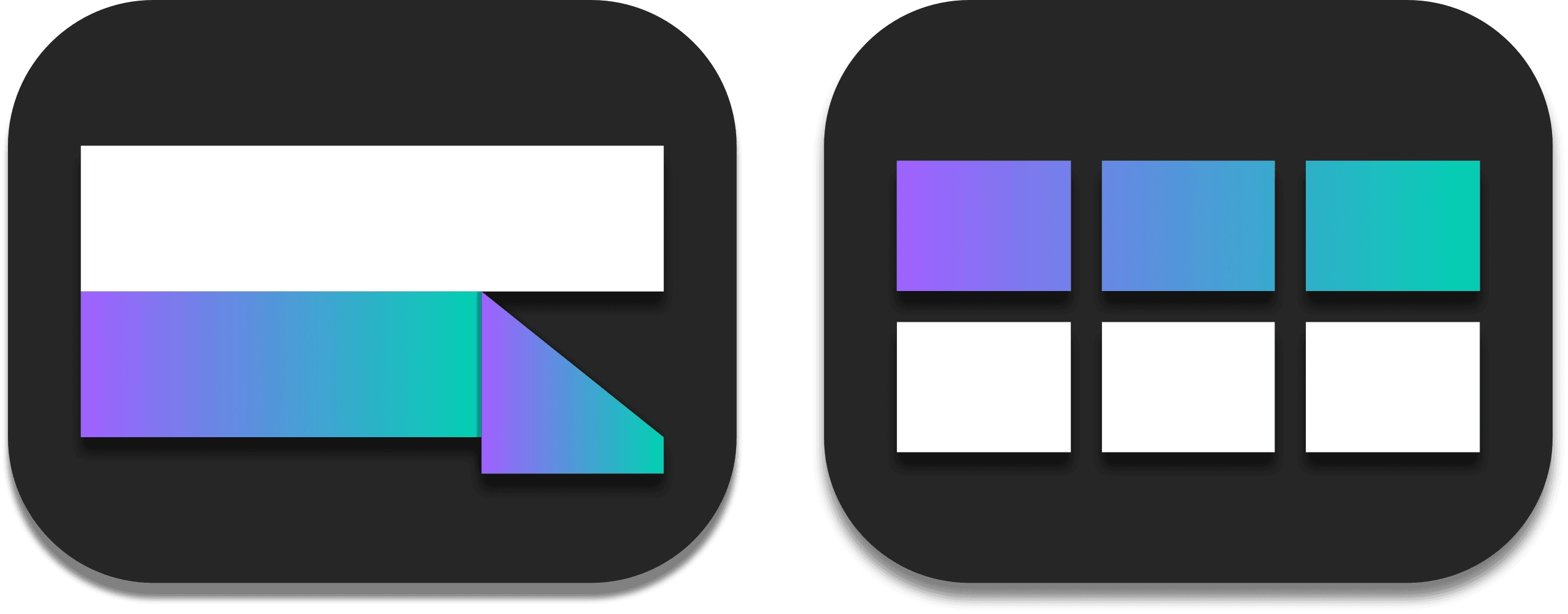 Simple Suite film production software icons - stripboard and call sheet tools