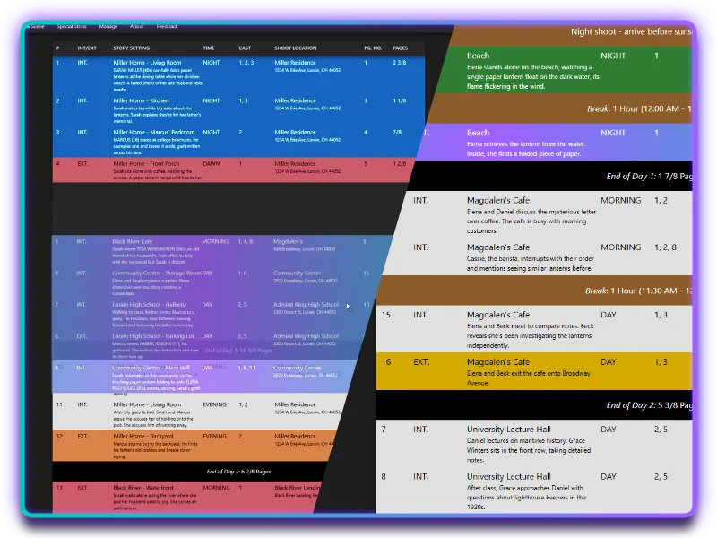 SimpleStrips stripboard workspace screenshot